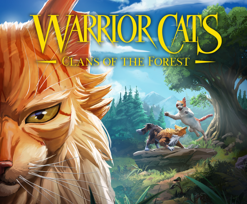 hra warrior cats: clans of the forest - oficiální plakát